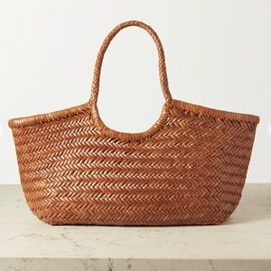 DRAGON DIFFUSION Nantucket Large Woven Leather Tote